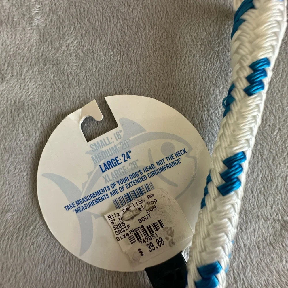 Southern Tide Nautical Rope Dog Collar